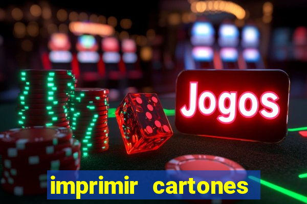 imprimir cartones de bingo